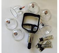 Starter Pack Premium Brand Quality Cupping Set Therapy Hijama Chinese Cupping Cups Includes (100 x Mixed Size Cups, 10 x Size 15 & 1 x Pump)