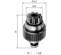 Freewheel Gear, starte MAGNETI MARELLI 940113020249 for TRADE Van 3 1996-1998