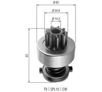 4x ✅Fits MAGNETI MARELLI 940113020358 Starter freewheel gear 9401130 ⭐UK Seller⭐