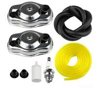 Starter Pawl Kit 2-Pack Steel Plastic for Trimmer | Steel and plastic construction, 2-pack pawl bridges, fits most for trimmers, includes fuel lines, grommets