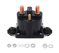 Starter Power Trim Solenoid 89-68258, 12V 4 Terminal Relay with 100 Amp Intermittent Current, Replacement for Mercruiser Outboards, Includes Mounting Hardware