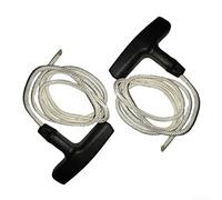 Starter Pull Cord Handle And Rope 3 Metersm X 1M Replacement For Recoil Starter Cable For Kohara For Kawasaki For Lawn Mower Chainsaw Generator