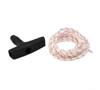 Starter Pull Handle Rope Assembly with 2 for Spare Cords for TS400 TS410 TS420 Chainsaws Recoil Start Handle Replacement Parts