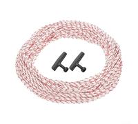 Starter Pull Rope Kit with Two Handles for Lawnmower Chainsaw Trimmer Engine Repair 100 Meter Polyester Cord 3 to 5mm Diameter (4mm, 100m long)