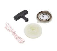 Starter Pulley Kit Durable Replacement Pull Start Pulley Spring Handle Grip Rope for 445e 450 455 460 Chainsaw Accessories