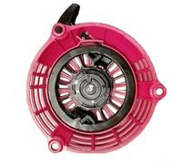 Starter Recoil Assembly for HRR216, for GCV160 Lawn Mower Engine Replacement Part, Red Plastic