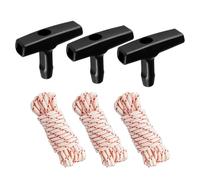 Starter Rope Handle, Universal Pull Cord Handle, Replacement T Handle | Recoil Starter Handle, Pull Start Handle, for Yard, Outdoor, Grass, Hedge Brush, Walkway, Patio, Field, Farm, Park