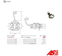 AS-PL S0961PR Starter motor