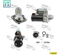 STARTER S12VA0025A2 FOR DAEWOO CHEVROLET AVEO/KALOS/Hatchback LACETTI CRUZE 1.8L