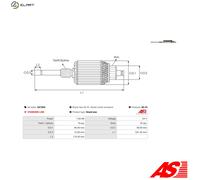 Starter AS-PL S3269S For CITROËN, OPEL, PEUGEOT