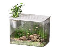 Starter Set for Betta Fish - Complete Aquarium Set, Freshwater Aquarium Set, Desk Aquarium Set, LED Aquarium Starter Set, Starter Set for Ornamental Fish, Acrylic Aquarium Set, Beginner Aquariums