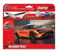Starter Set Mclaren 765LT 1:43 Model Kit Airfix Multi One Size