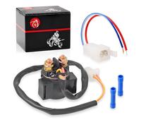 Starter Solenoid Relay & Plug for Yamaha Moto-4 YFM200 225 350 Warrior Big Bear 350 YFB250 Breeze 125 TW200 BW200 VWX1200 TTR225 XV535 XT225 XJ550 XJ650 XJ750