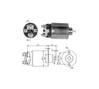 Starter solenoid switch ZM790 ERA for NISSAN SUNNY Mk II Coupe SUNNY III PRIMERA