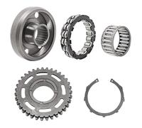 Starter Starting Clutch Gear Bearing for Honda CRF450X 2005-2017 TRX450ER 2006-2014, OEM# 28125-MEY-671 28110-MEY-670 91012-PN6-701