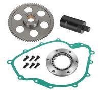 Starter Starting Clutch One Way Gear Bearing Gasket Flywheel Puller Kit for 2002-2023 Yamaha Rhino 660 2004-2007 Grizzly 660 2003-2008 OEM# 5KM-15590-00-00 5KM-15517-10-00 5KM-15451-00-00