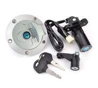 Starter Switch Key Compatible With For YZFR25 For YZFR3 2015-2018 Ignition Lock Barrel Ignition Starter Switch Lock OEM:1WD-XH250-00 1WD-XH250-01
