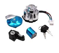 Starter Switch Motorcycle Ignition Key Switch Fuel Tank Gas Cap Cover Set For H-ONDA For Shadow VT400/750 1991 1992 1993 1994 1995-2013