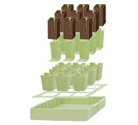 Starter Trays,Plant Starter Trays For Transplanting | Gardening Greenhouse Growing Starting Supplies for Propagation Vegetable Patch Prep Flower Bed Cultivation