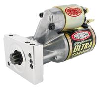 Starter, Ultra Torque, 4.4:1 Gear Reduction, Natural, 153/168 Tooth, Straight Bolt, Chevy V8, Each, Gold