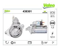 Starter VALEO 438301 For FORD