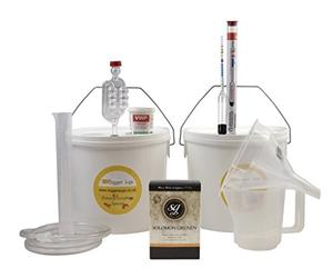 Starter Wine Making Set - Solomon Grundy Gold Zinfandel Rose 6 Bottle Size Rose Wine Kit with Equipment - Home Made Homemade Wine