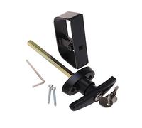 StartFine 5-1/2 T-Handle Lock kit Shed Door Lock with 2 Keys and 2 Screws, 5-1/2" Stem Barn Playhouse & Chicken Coop Door Lock