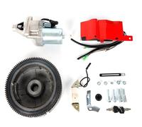 Starting Motor Electric Start Motor Ignition Kit Flywheel Starter Key Switch Coil FITS For GX390 13HP GX340 11HP Starter Motor