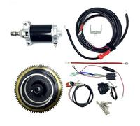 Starting Motor For F15 F18 66M For PARSUN For HIDEA 4 Stroke 15HP 18HP For Outboard Motor Flywheel Electric Start Kit Starter