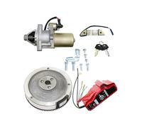 Starting Motor FOR GX340 11HP GX390 13HP 188F 190F ELECTRIC START KITS HOUSING STARTER MOTOR CHARGE FLYWHEEL COIL SWITCH Motor Boot Starter(Universal 65mm)