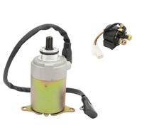 Starting Motor For GY6 4-Stroke Engine 150cc 125cc 50cc 200cc 250cc Compatible With 4 Wheelers Scooters Moped ATV Go Kart 9 Teeth GY6 Starter Starter Motor