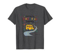 Starting My First Grade Journey, Actost, MLI T-Shirt, Men, Dark Heather Grey, 3XL