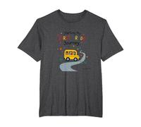 Starting My First Grade Journey, Actost, MLI T-Shirt, Men's Big and Tall, Dark Heather Grey, 3X Tall