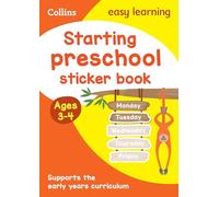 Starting preschool Sticker Book Ages 3-4 (Easy Learning)