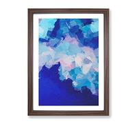 Starting The End Abstract Framed Print | A2 Walnut Framed Wall Art | Ready to Hang | Abstract Fantasy Picture | Living Room Bedroom Lounge Office