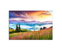 Startonight Acrylic Glass Wall Art - Mountain Landscape Decor - Glossy Artwork 60 x 90 CM Home Decor Ready to Hang