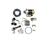 Startor Motor DIESEL ENGINES STARTER MOTOR ELECTRIC START CONVERSION KIT L100 FOR L100 10HP 186F Engine Starter