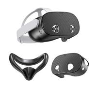STARTRC GAMES VR Silicone Face Pad Cover for Meta Quest 3S, VR Shell Headset Cover Accessories Compatible with Oculus Quest 3S, Comfortable Silicone Face Cushion Pad with Lightproof Nose Pad