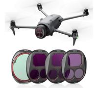 STARTRC ND/CPL Filter Set for DJI Mavic 4 Pro Accessories, 4 Pack Filters ND8/32/64/CPL Mavic 4 Pro Drone Lens Filters, Multi Coated HD Optical Glass/Aluminum Frame