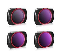 STARTRC NDPL Filters Set for DJI Osmo Pocket 3 Creator Combo Accessories - 4 Pack ND/PL16,ND/PL 32,ND/PL 64,ND/PL256(Magnetic)(Aluminum Version)