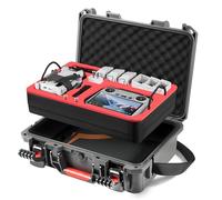 STARTRC PHOTO Mini 4 Pro Case Dual Layer, Waterproof Crash Resistant Carrying Case for DJI Mini 4 Pro/Mini 3 /Mini 3 Pro Accessories, For DJI RC 2/RC-N2 Controller,Battery Charger Hub