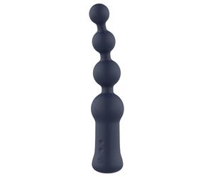 Startroopers Hubble - Rechargeable Beaded Anal Vibrator (Blue)