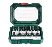 STARTRUAL 15 Pieces 1/4" Shank Wood Router Bits Set, Woodwork Tools for Professional and Beginners Carpenter