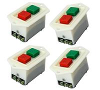 Starts Stop Push Button Switches 380V 3 Phase 5A Flushing Mount Switches For Benches Grinder & Industrial Equipment Start Stop