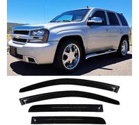 STARTSHIP 94733 Original Side Window Wind Deflector,4pc Outside Mount Style Nice Sun Rain Guards Set,Vent Visor fit for 2002-2009 Chevy Trailblazer