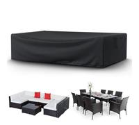 STARTWO Patio Furniture Covers Waterprpoof, Tear Resistant Rectangular Outdoor Furniture Set Cover for Table and Chairs, Outdoor Sectional Sofa Cover, 74"L x 47"W x 28"H