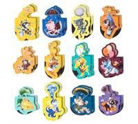 Staruby 24pcs Magnetic Bookmarks, Assorted Cute Book Markers Clip Set for Teachers Students Women Book Lovers Reading, Magnet Page Markers for School Office Home Supplies Animal