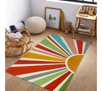 STARUIA Boho Washable 3'x5' Rug: Colorful Kids Area Rug for Playroom, Bedroom, Office, Nursery, Entryway, Dorm
