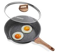 Starunder Induction Nonstick Skillet Frying Pan,Swiss medical stone Omelette Pan, Scratch-Resistant Safe Cookware Set，PFOA Free (9.5 inch)
