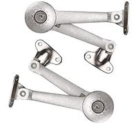 STARVAST 2 x 18kg Soft Close Hinges Adjustable Opening Hold for Boot Lid Cabinet